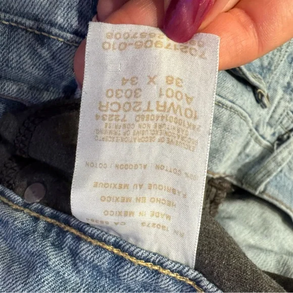 Wrangler crest retro relaxed fit Men's Light Blue Bootcut Jeans size 38x34 - Picture 9 of 11